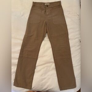 Madewell Tan Utility Pants
